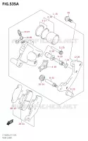 ETRIER DE FREIN AVANT pour Suzuki KINGQUAD 400 2018