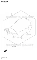 SELLE pour Suzuki KINGQUAD 400 2018