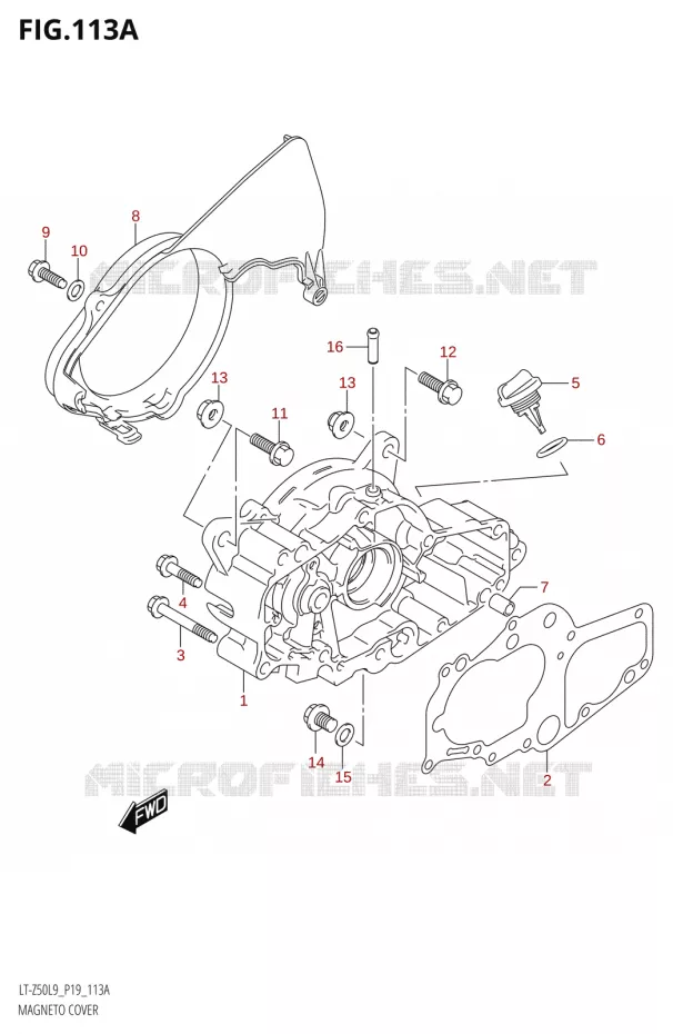 CARTER ALLUMAGE Suzuki QUAD 50 QUADSPORT 2019  LT-Z50 L9 (P19)
