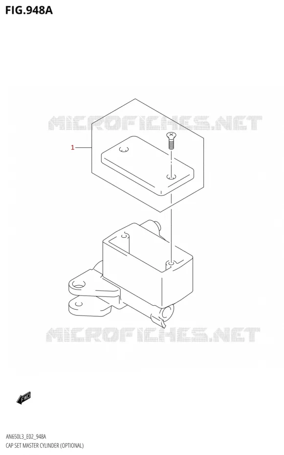 COUVERCLE MAITRE CYLINDREPTIONAL) Suzuki SCOOTER 650 BURGMAN 2013  AN650 L3 (E02,E19)