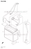 BATTERIE pour Suzuki BURGMAN 650 2013