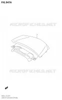 CARENAGE CENTRAL ARRIEREOPTIONAL) pour Suzuki BURGMAN 650 2013
