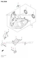 PHARE pour Suzuki BURGMAN 650 2013