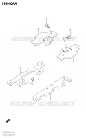 REPOSE PIEDS ARRIERE pour Suzuki BURGMAN 650 2013