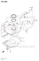 RESERVOIR D'ESSENCE pour Suzuki BURGMAN 650 2013