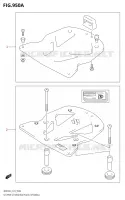 STOPPER SET REAR BOX PLATE (OPTIONAL) pour Suzuki BURGMAN 650 2013