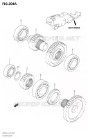 TRANSMISSION FINALE pour Suzuki BURGMAN 650 2013