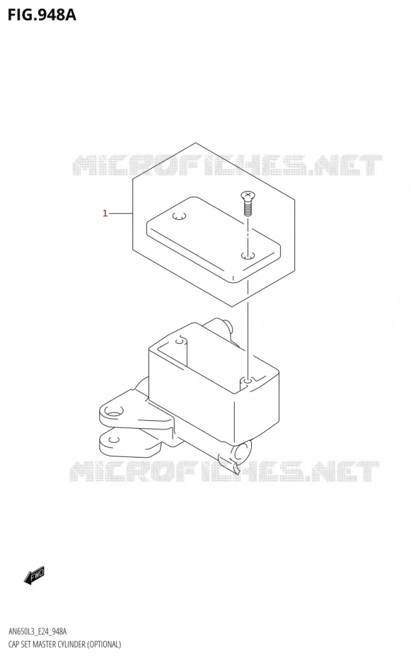COUVERCLE MAITRE CYLINDREPTIONAL) Suzuki SCOOTER 650 BURGMAN 2013  AN650 L3 (E24)