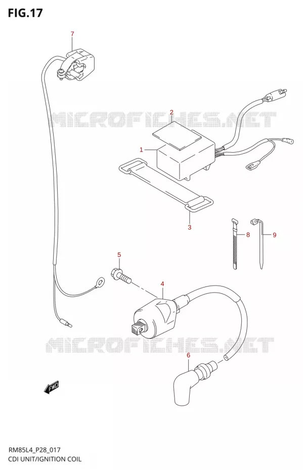 ALLUMAGE Suzuki MOTO 85 RM 2014  RM85L L4 (P03,P28,P33)