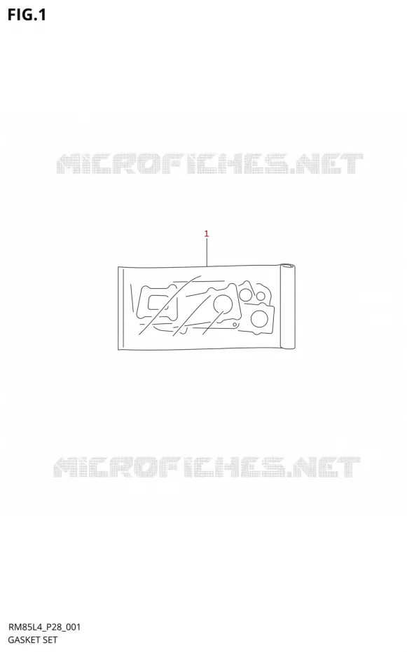 KIT JOINTS Suzuki MOTO 85 RM 2014  RM85L L4 (P03,P28,P33)
