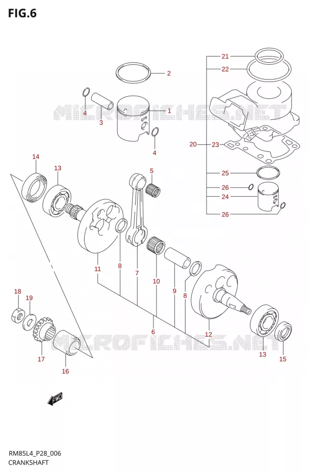 VILEBREQUIN Suzuki MOTO 85 RM 2014  RM85L L4 (P03,P28,P33)