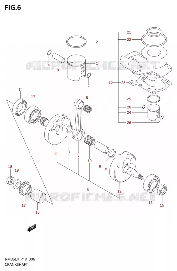 VILEBREQUIN Suzuki MOTO 85 RM 2014  RM85L L4 (P19)