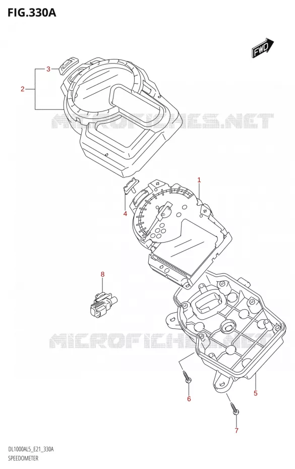 COMPTEUR Suzuki MOTO 1000 V-STROM 2015  DL1000A L5 (E21)
