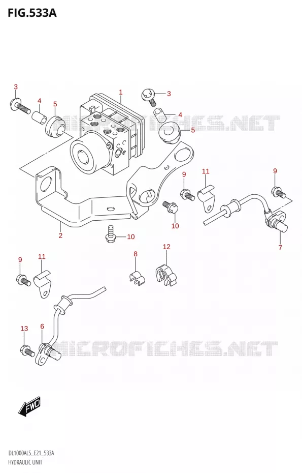 SYSTÈME ABS Suzuki MOTO 1000 V-STROM 2015  DL1000A L5 (E21)