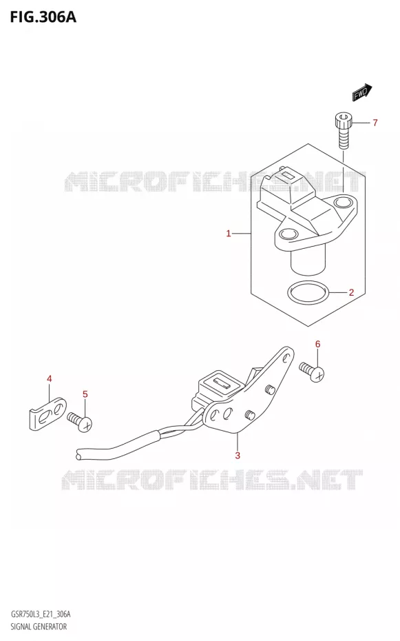 CAPTEUR D'ALLUMAGE Suzuki MOTO 750 GSR 2013  GSR750A L3 (E21)