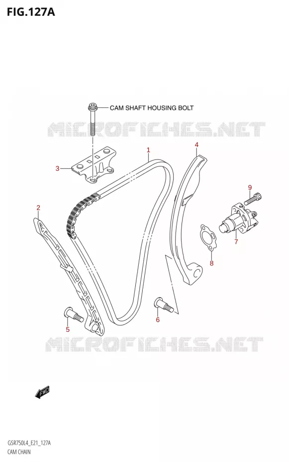 DISTRIBUTION Suzuki MOTO 750 GSR 2014  GSR750UE L4 (E21)