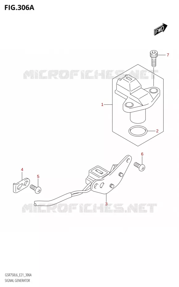 CAPTEUR D'ALLUMAGE Suzuki MOTO 750 GSR 2016  GSR750A L6 (E21)