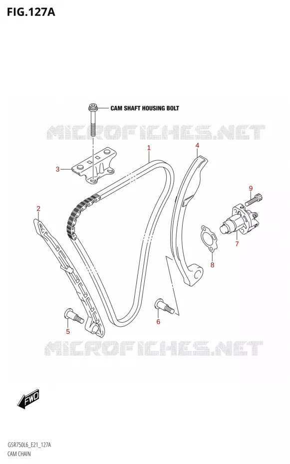 DISTRIBUTION Suzuki MOTO 750 GSR 2016  GSR750 L6 (E21)