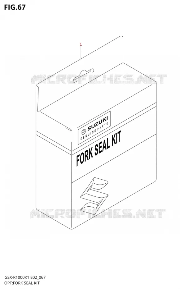KIT JOINTS DE FOURCHE Suzuki MOTO 1000 GSX-R 2001  GSX-R1000K1(E19)