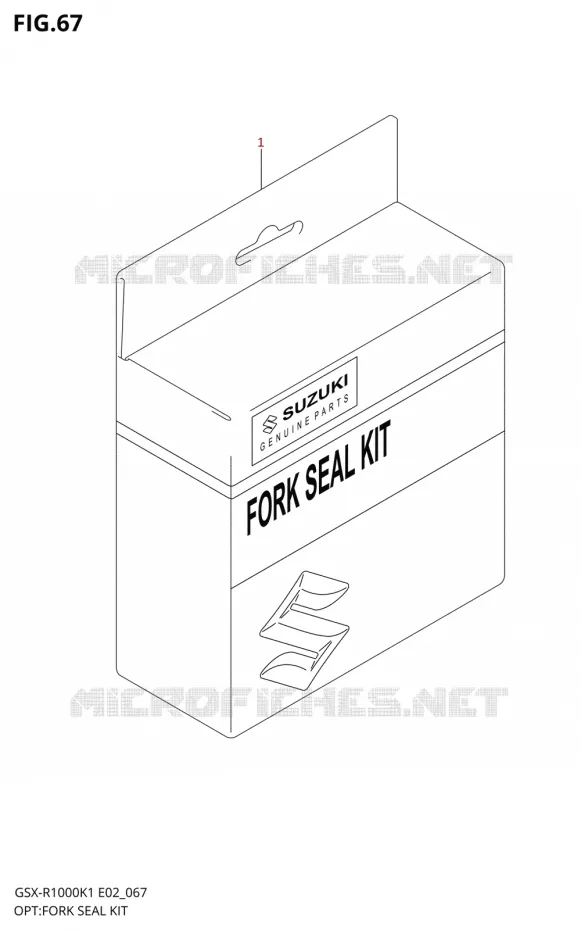 KIT JOINTS DE FOURCHE Suzuki MOTO 1000 GSX-R 2002  GSX-R1000U2K2(E2)