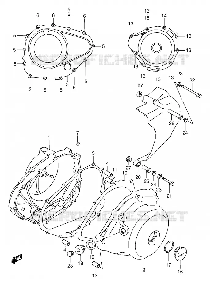 CARTER Suzuki MOTO 800 MARAUDER 1998  VZ800W(E2)