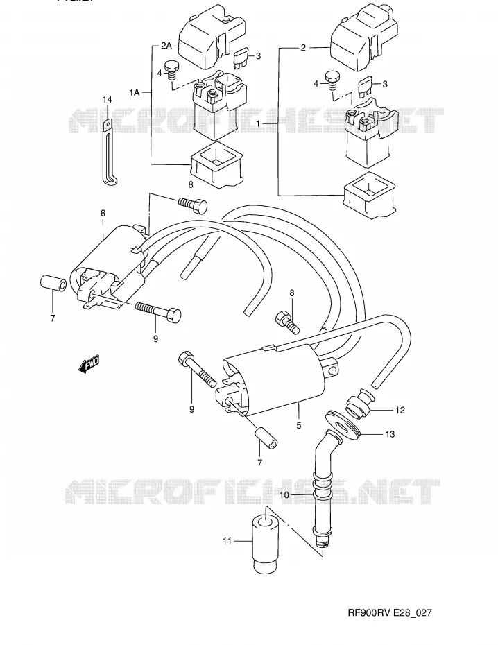 PARTIE ELECTRIQUE Suzuki MOTO 900 RF 1995  RF900RZS(E28)