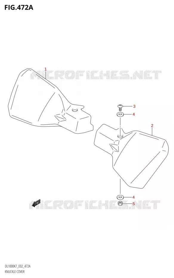 PROTEGES MAINS Suzuki MOTO 1000 V-STROM 2010  DL1000 L0 (E02,E19,E24)