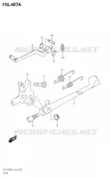 BEQUILLE pour Suzuki HAYABUSA 1300 2013