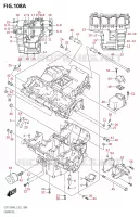 CARTERS MOTEUR pour Suzuki HAYABUSA 1300 2013