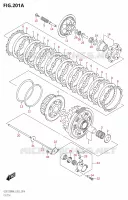 EMBRAYAGE pour Suzuki HAYABUSA 1300 2013