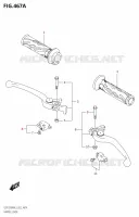 LEVIERS   POIGNEES pour Suzuki HAYABUSA 1300 2013