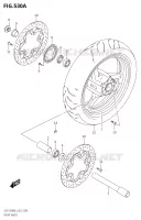 ROUE AVANT (GSX1300RA:L3:E02) pour Suzuki HAYABUSA 1300 2013
