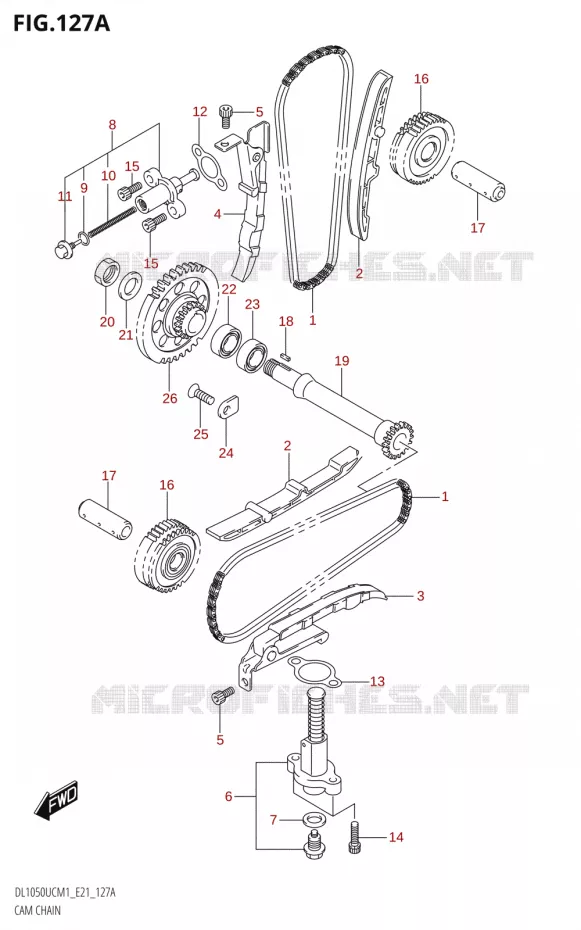 DISTRIBUTION Suzuki MOTO 1050 V-STROM 2021  DL1050UC  M1