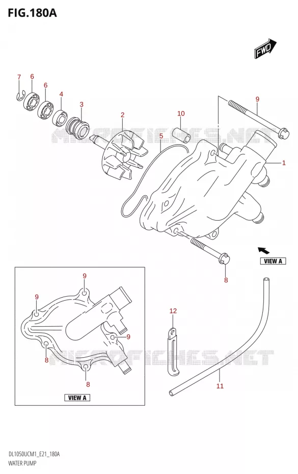 POMPE A EAU Suzuki MOTO 1050 V-STROM 2021  DL1050UC  M1
