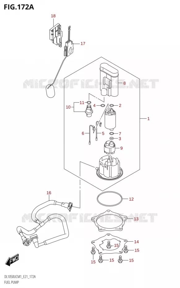 POMPE A ESSENCE Suzuki MOTO 1050 V-STROM 2021  DL1050UC  M1