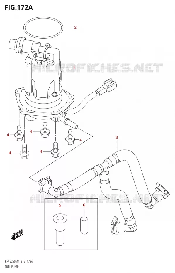 POMPE A ESSENCE Suzuki MOTO 250 RM-Z 2021  RM-Z250 M1 (E19)