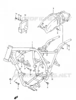 CADRE pour Suzuki MARAUDER 125 1998