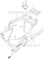 CARENAGES ARRIERE pour Suzuki MARAUDER 125 1998