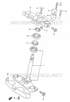 COLONNE DE DIRECTION pour Suzuki MARAUDER 125 1998