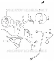 COMPTEUR pour Suzuki MARAUDER 125 1998