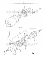DEMARREUR pour Suzuki MARAUDER 125 1998