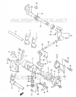 ENSEMBLE SELECTEUR DE VITESSES pour Suzuki MARAUDER 125 1998