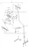 MAITRE CYLINDRE AVANT pour Suzuki MARAUDER 125 1998