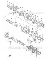 TRANSMISSION pour Suzuki MARAUDER 125 1998