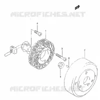 ALLUMAGE ROTOR   STATOR pour Suzuki MARAUDER 125 1999