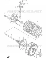 EMBRAYAGE pour Suzuki MARAUDER 125 1999