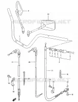 GUIDON pour Suzuki MARAUDER 125 1999