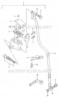 MAITRE CYLINDRE AVANT pour Suzuki MARAUDER 125 1999