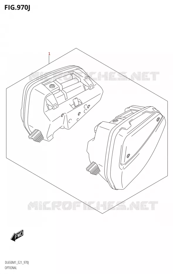 OPTIONS Suzuki MOTO 650 V-STROM 2021  DL650A M1