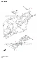 CADRE pour Suzuki KINGQUAD 400 2021